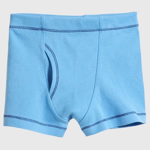 City Threads Boys Soft Cotton Boxer Briefs - 100% Baby Rib, Contrast ...