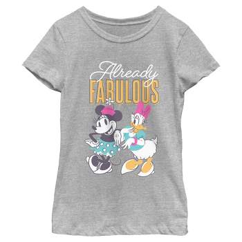 Girl's Mickey & Friends Daisy and Minnie Already Fabulous T-Shirt