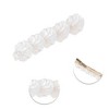 Unique Bargains Heart Shell Hair Clips Pink White 5 Pcs - 3 of 4