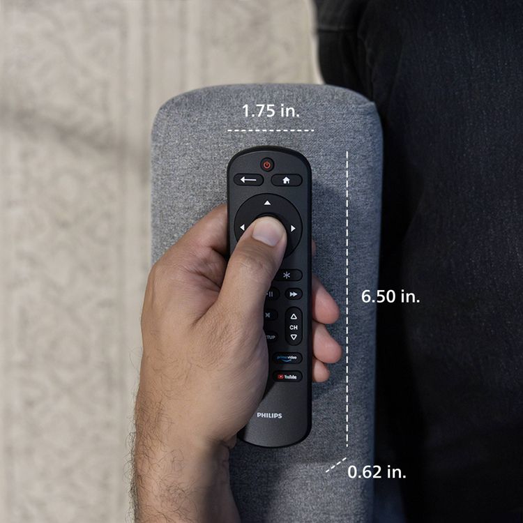 Philips OneTouch Universal Remote Control for Samsung Smart TV, LG, Sony, VIZIO, Fire TV, Roku TV, Remote Replacement, 6 of 7