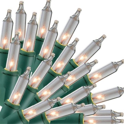 Twinkle Star 150ct Incandescent Christmas Lights, Mini Clear String