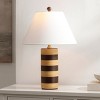 Shea Table Lamp - 24 Inch Height - TBL4603 - Light Brown/Dark Brown - Safavieh - 4 of 4
