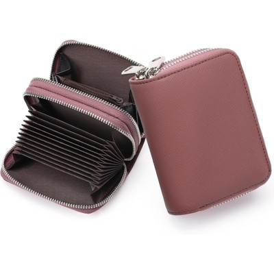 Clotth Small Genuine Leather Womens Wallet -RFID Blocking & Large Capacity - Fashionable Slim Card Holder for Everyday Use,Travel,Business