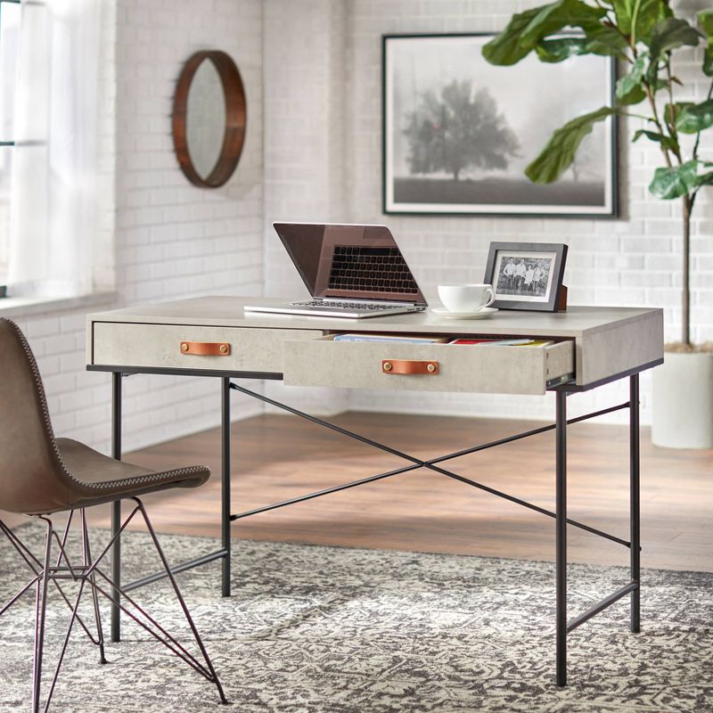 Augusta Vintage Desk Gray - Buylateral, 4 of 7