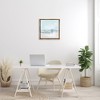 Stupell Industries Abstract Cloudy Landscape Blue Fog Floating Frame Canvas Art - 3 of 4
