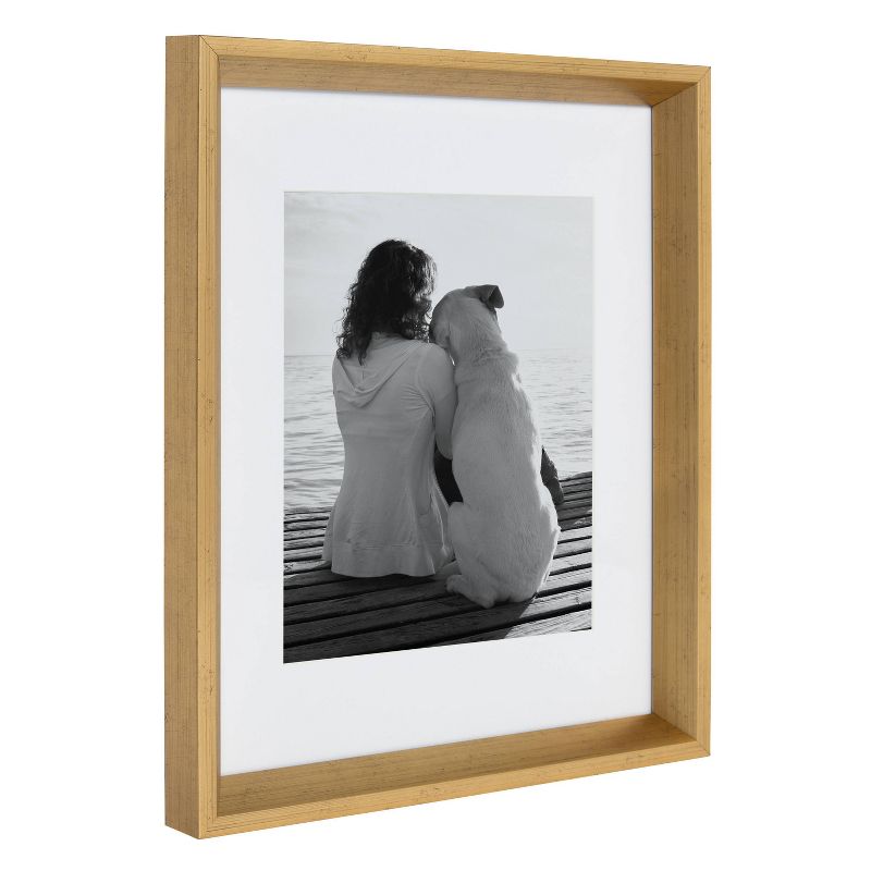 15.5&#34; x 1.5&#34; Matted to 8&#34; x 10&#34; Calter Wall Frame Gold - Kate and Laurel, 4 of 11