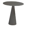 Whiteline Modern Outdoor Living ST1733S-CMT Ireland Large, Medium or Small Aluminum Outdoor Side Table, Grey - 2 of 4