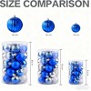 COZONY 34 Pcs Shatterproof Christmas Ball Ornament Set, Xmas Tree Hanging Decor for Holiday Wedding - 3 of 4