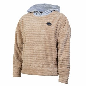 NCAA Cal Golden Bears Women's Oatmeal Fashion Hooded Sweatshirt - 1 of 3
