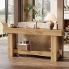 Tribesigns 70.9" Entryway Console Table, Wood Farmhouse Sofa Table Behind Couch, Foyer Stand with Thick Legs for Hallway, Living Room - 4 of 4