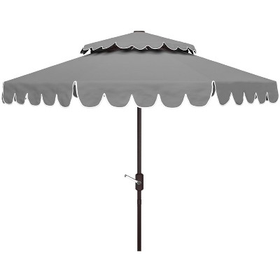 Venice 9Ft Round Double Top Crank Umbrella - PAT8210 - Safavieh