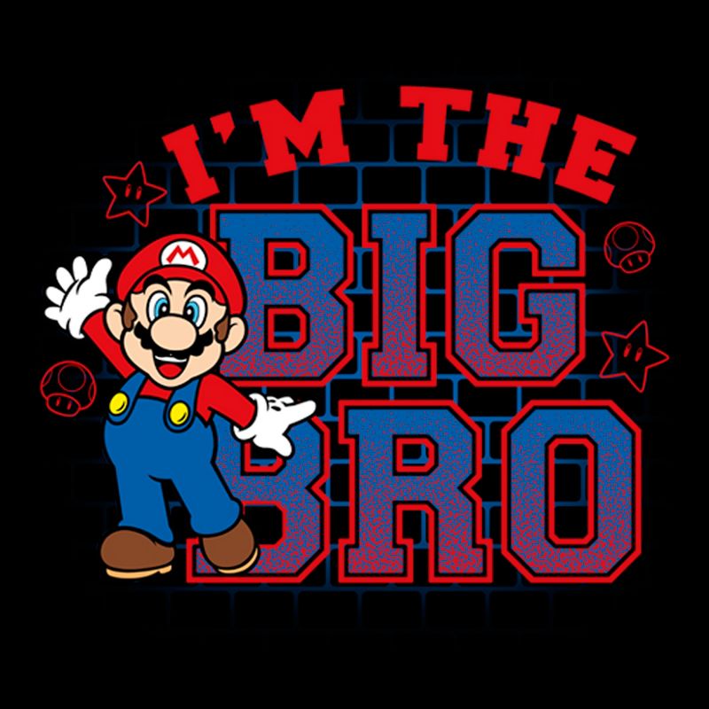 Toddler's Nintendo Big Bro Mario T-Shirt, 2 of 4