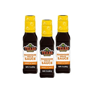 Texas Roadhouse Gold Sauce, Smoky & Tangy, 3-Pack 12 fl. oz. Bottles - 1 of 1