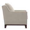 Madge Tweed Accent Chair Oatmeal - Inspire Q: Upholstered Occasional Reading Wingback for Living Room - 4 of 4