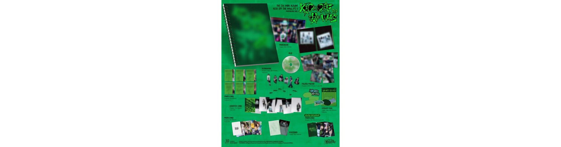 Kickflip - KICK OFF THE WALL PT.1 (PHOTOBOOK Ver.) (CD)