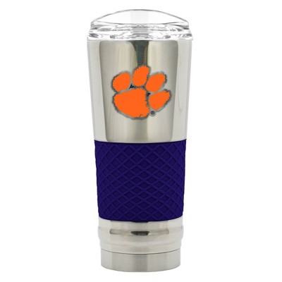 NCAA Clemson Tigers 24oz Chrome Draft Tumbler