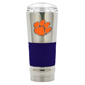 NCAA Clemson Tigers 24oz Chrome Draft Tumbler - 1 of 3