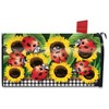 Ladybugs And Sunflowers Summer Magnetic Mailbox Cover Floral Standard Briarwood Lane - 3 of 3