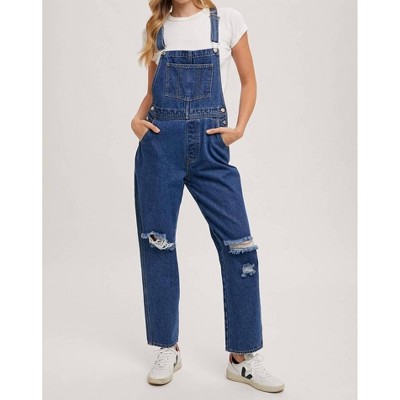 Women's Kama Overalls - Peace Love Line
