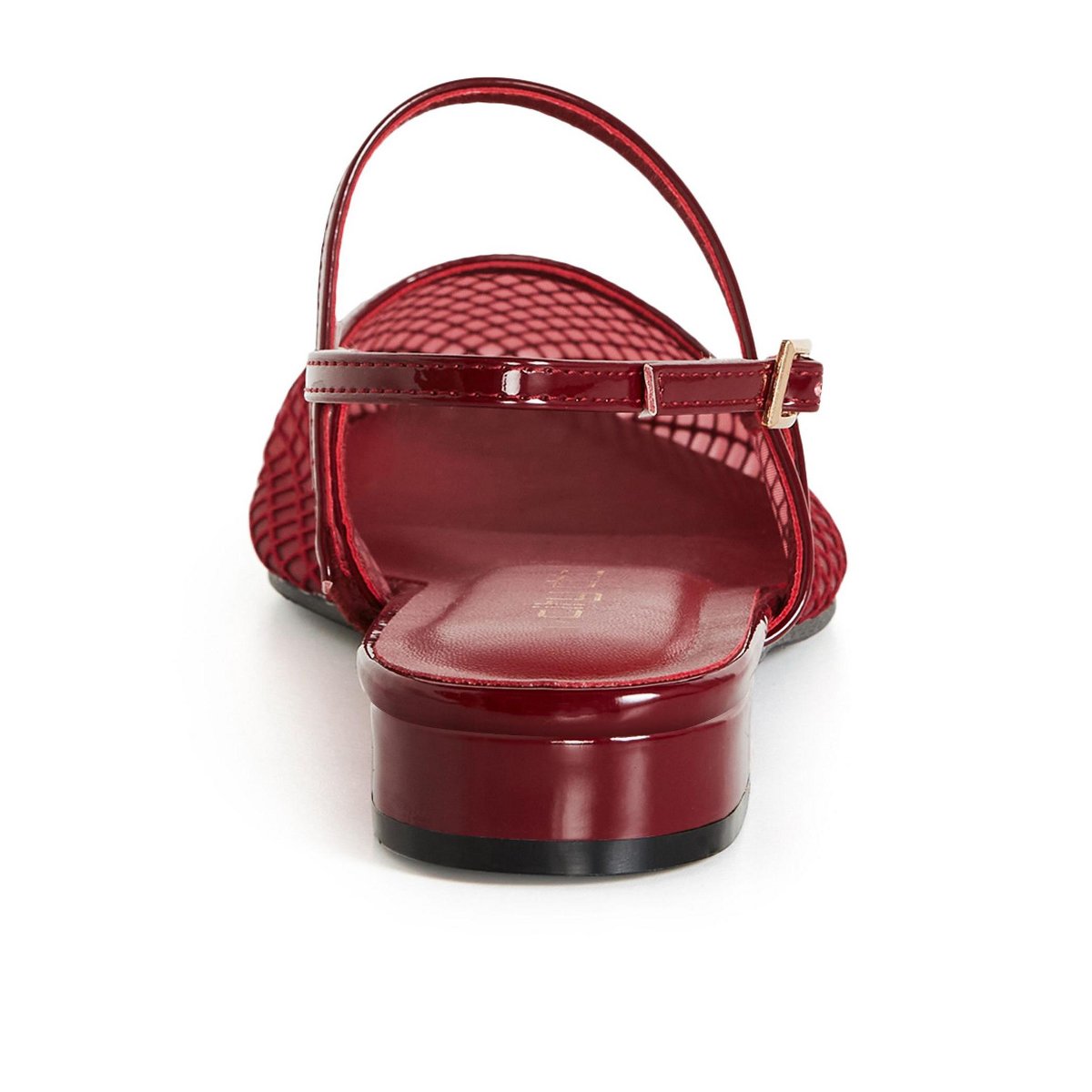 Обувь City Chic | Women's Plus Size WIDE FIT Lily Mesh Flat - berry - 11W — фото 3