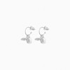 Bearfruit Jewelry Sterling Silver 18K Gold Plated Bee Pearl Earrings - 3 of 3