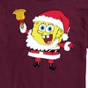 Men's - SpongeBob SquarePants - Spongebob Santa Christmas Short Sleeve Graphic T-Shirt - 2 of 4