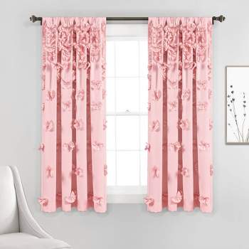 Riley Window Curtain Panels - Lush Décor