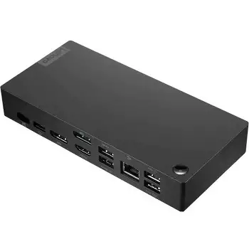 Lenovo Thinkpad Universal Usb-c Dock - 3840 X 2160 Resolution 3 Displays Supported - 1 X Hdmi Ports & 2 X Displayports :