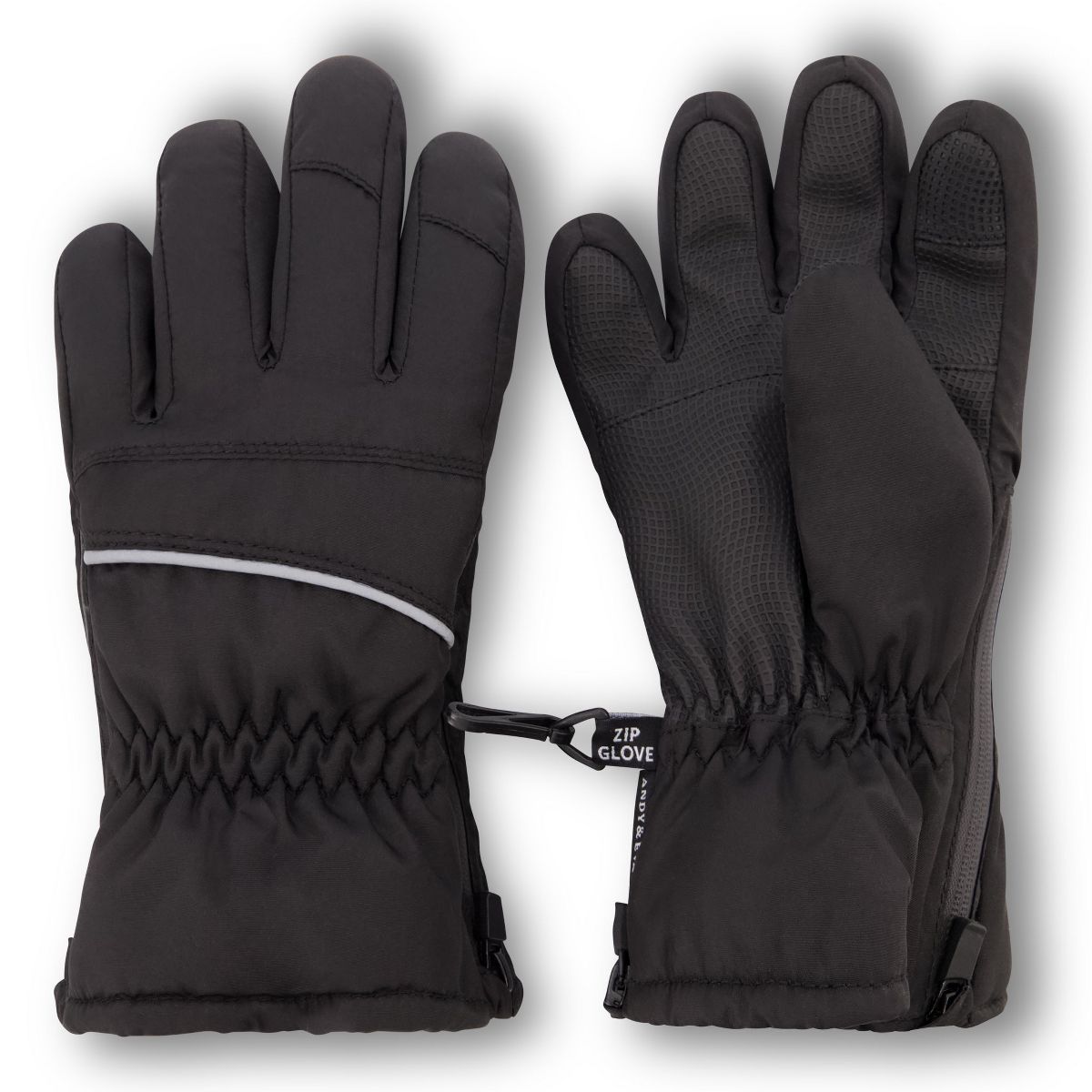 Andy & Evan Toddler Kids Zipper Gloves - thumbnail 7