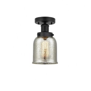 Bell - 1 Light Semi-Flush Mount In Industrial Style-8.25 Inches Tall and 6.5 Inches Wide - 1 of 1