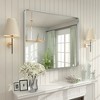 Apmir Rectangular Aluminum Alloy Framed and Tempered Glass Wall Bathroom Vanity Mirror in Matte Black/ Gold/ Silver/ Brown - 4 of 4