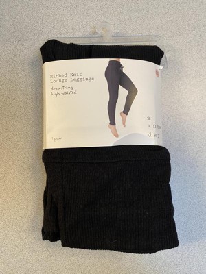 Women's Ribbed Sweater Tights - A New Day™ Black : Target
