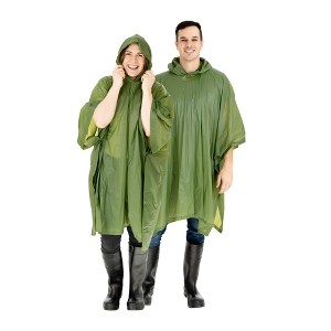 Stansport Waterproof Vinyl Rain Poncho .1 MM Thick - 1 of 4