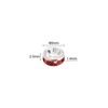 Unique Bargains Rhinestone Small Round Bulk Glass Spacer Beads for Jewelry Making 100 Pcs - 2 of 4
