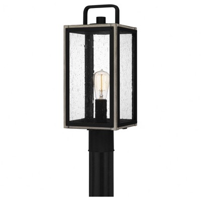 Quoizel Lighting Bramshaw 1 - Light Post Light in  Matte Black