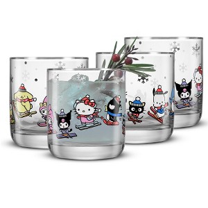Hello Kitty® and Friends Winter Wonderland Short Glasses - 10 oz - Set of 4 - 1 of 4