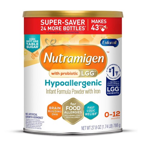 Enfamil Nutramigen Lgg Hypoallergenic Powder Infant Formula 27.8oz Target