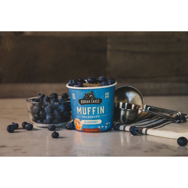 Kodiak Cakes Protein-Packed Single-Serve Muffin Cup Blueberry - 2.29oz, 6 of 8