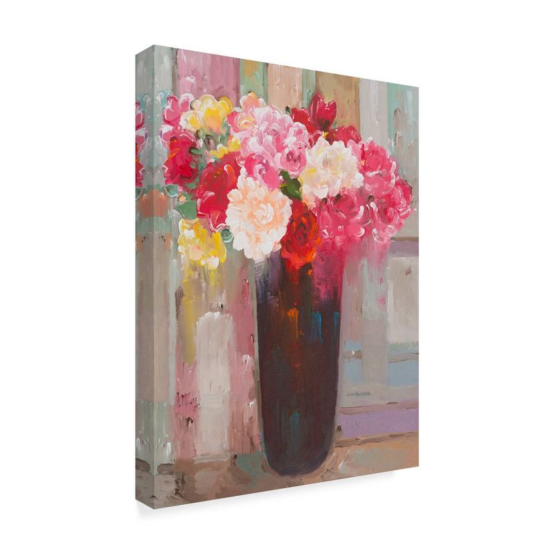18&#34;x24&#34; Love In Bloom by Hooshang Khorasani - Trademark Fine Art, Gallery-Wrapped, Giclee Print, Floral Canvas Art, Modern Style, Made in USA, 3 of 6