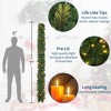Set of 6 Pre-Lit White LED Lights Holiday Garland, Wreath, Swags for Christmas - 3 of 4