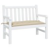 vidaXL Garden Bench Cushion Beige 43.3"x19.7"x2.8" Oxford Fabric - 3 of 4