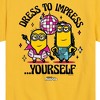Boys' - Despicable Me Minions - Dress To Impress Yourself Disco Dance Short Sleeve Graphic T-Shirt - 2 of 4
