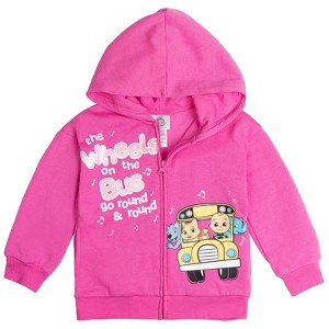 CoComelon JJ Baby Fleece Zip Up Hoodie Infant - 1 of 4