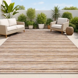 Finn Modern Farmhouse Pinstripe  Area Rug  - JONATHAN Y - 1 of 4