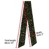 Allegra K Women's Long Neckscarf Fashion Leopard Print Skinny Scarf 88x5cm/35x2" 1 Pc - 3 of 4