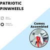4E's Novelty Patriotic Pinwheels 24 Pack - Wind Spinner American Flag Theme, July 4th Decorations, Perfect for Parties and Outdoor Decor - 4 of 4