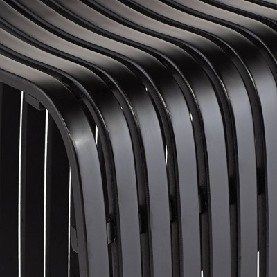 Modern Eco-Friendly Black Bamboo 44" Bench