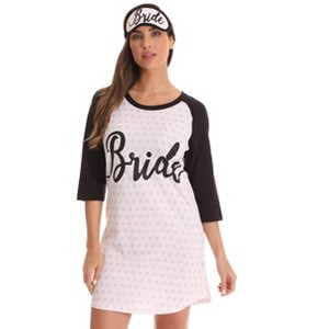 Just Love Womens Bridal Pajamas - 100% Cotton Nightgown  for Women Bride & Bridesmaid - 1 of 4