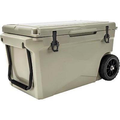 MaseiKar 60/75 Quart Rotomolded Cooler, 5 Days Protale Ice Chest, Suitable for BBQ, Camping, Picnic, and Other Outdoor Activities