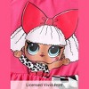 L.O.L. Surprise! Toddler Kids Girls Clothes 2PCS Outfits Ruffle Sleeveless Top and Plaid Print Shorts Set - 3 of 4